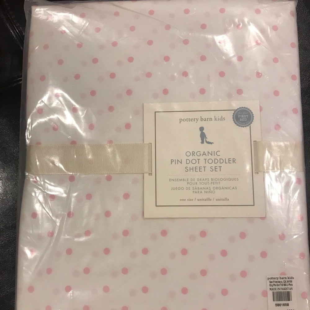 Pottery Barn Kids Organic Toddler Sheet Set